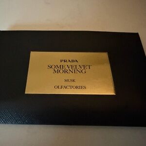 Prada Olfactories Musk Some Velvet Morning 3.5 ML .12 Fl OZ New Travel Size